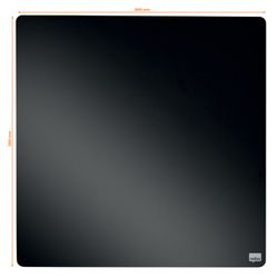 Lavagna magnetica NOBO 360x360 mm, nera