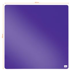 Pizarra magnética NOBO 360x360 mm, violeta