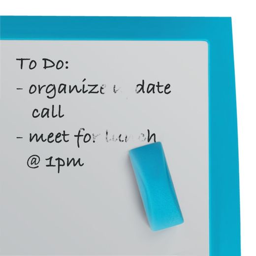 NOBO Magnettafel 430x585 mm, blauer Rahmen