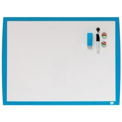 NOBO Magnettafel 430x585 mm, blauer Rahmen