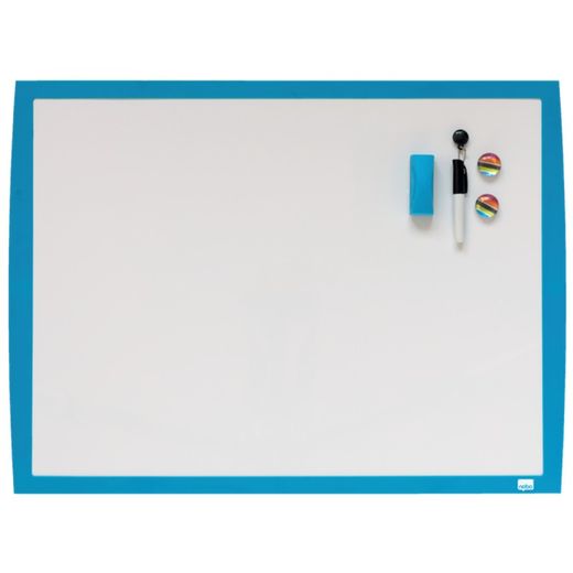 NOBO Magnettafel 430x585 mm, blauer Rahmen