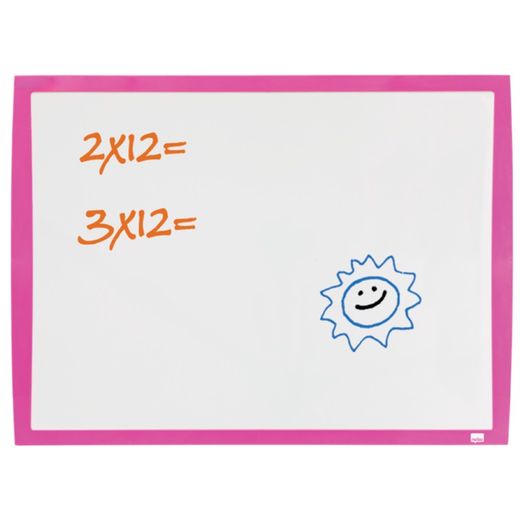 Lavagna magnetica NOBO 430x585 mm, cornice fucsia