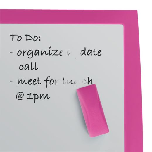 Lavagna magnetica NOBO 430x585 mm, cornice fucsia