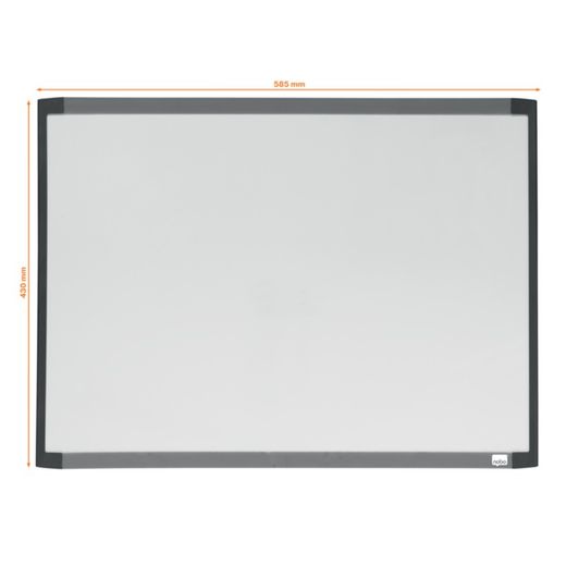 Μαγνητική πλακέτα NOBO 585X430 mm, πλαίσιο σε διάφορα χρώματα (λευκό, γκρι ή μαύρο)