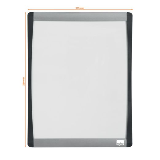 Quadro magnético NOBO com moldura arqueada 215x280 mm
