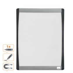 Quadro magnético NOBO com moldura arqueada 215x280 mm
