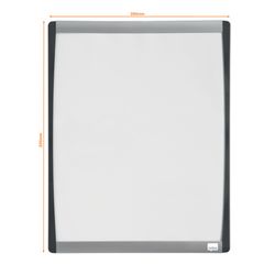 Quadro magnético NOBO com moldura arqueada 355x280 mm