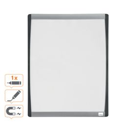 Quadro magnético NOBO com moldura arqueada 355x280 mm