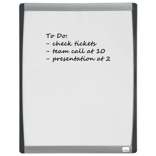 Quadro magnético NOBO com moldura arqueada 355x280 mm