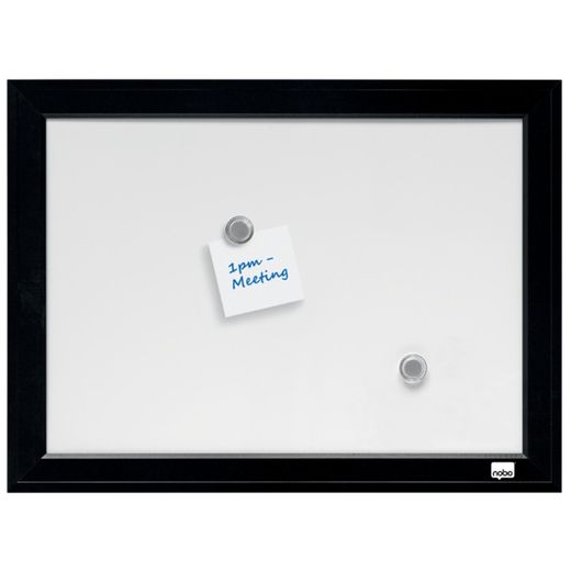 NOBO Magnettafel mit schwarzem Rahmen 585X430 mm