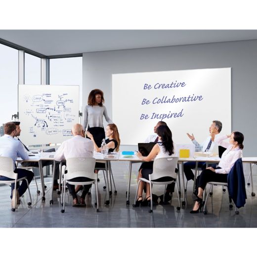 Quadro branco móvel em aço vitrificado NOBO Classic 1200X900 mm, branco