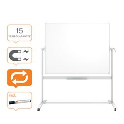 NOBO Classic Nano Clean™ quadro branco móvel 1500X1200 mm, branco