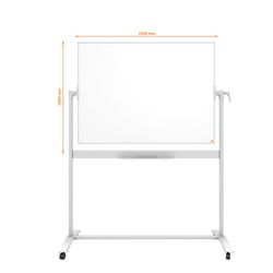 NOBO Classic Nano Clean™ quadro branco móvel 1500X1200 mm, branco
