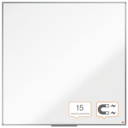 Pizarra NOBO Essence acero lacado 1200X1200mm, blanco