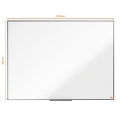 Quadro branco NOBO Essence em aço vitrificado 1200X900mm, branco (varejo)