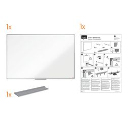 Pizarra NOBO Essence acero vitrificado 1500X1200mm, blanco