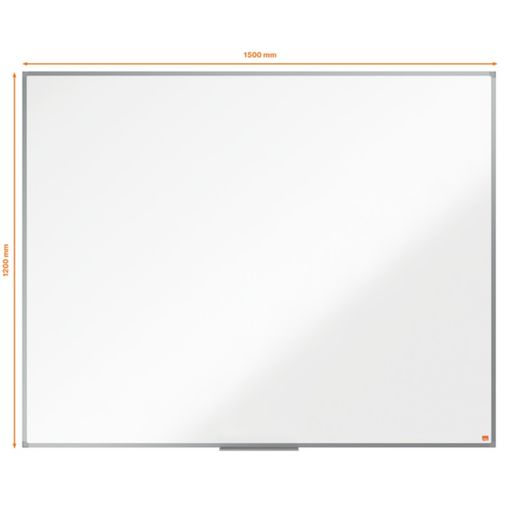 Pizarra NOBO Essence acero vitrificado 1500X1200mm, blanco