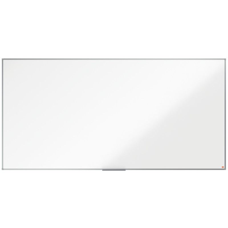 Pizarra NOBO Essence acero vitrificado 2400X1200mm, blanco