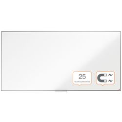 Pizarra NOBO Essence acero vitrificado 2400X1200mm, blanco