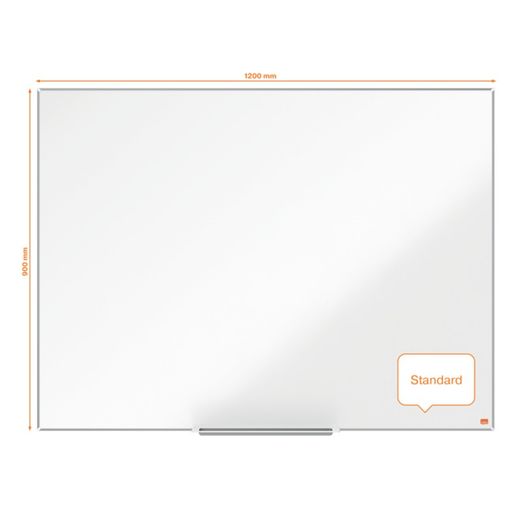 NOBO Impression Pro Aço lacado ardósia 1200x900mm, branco
