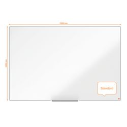 NOBO Impression Pro Aço lacado ardósia 1500x1000mm, branco