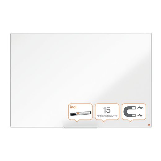 NOBO Impression Pro Aço lacado ardósia 1500x1000mm, branco