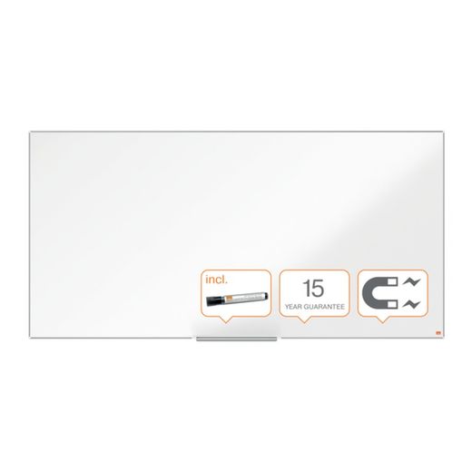 NOBO Impression Pro Aço lacado ardósia 1800x900mm, branco