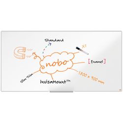 Pizarra NOBO Impression Pro acero vitrificado 1800x900mm, blanco