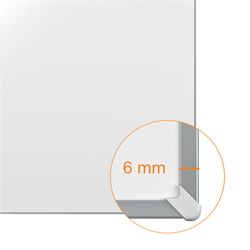 NOBO Impression Pro ardósia de aço vitrificado 2400x1200mm, branco