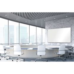 NOBO Impression Pro ardósia de aço vitrificado 2400x1200mm, branco
