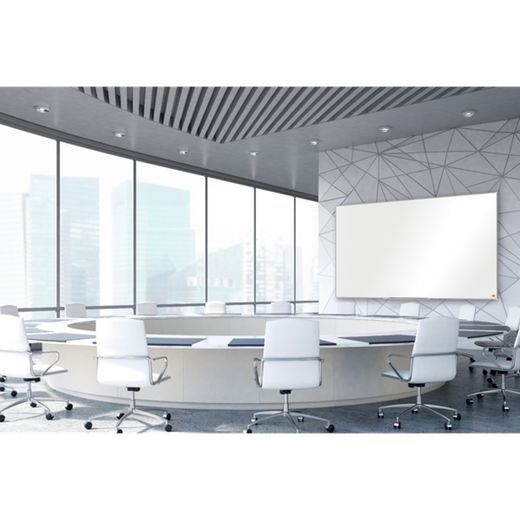 NOBO Impression Pro ardósia de aço vitrificado 2400x1200mm, branco