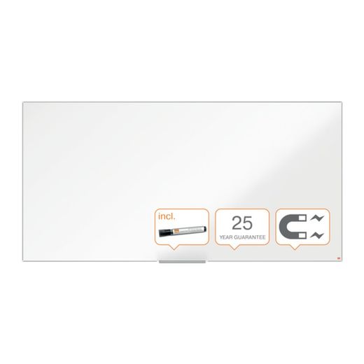 NOBO Impression Pro ardósia de aço vitrificado 2400x1200mm, branco