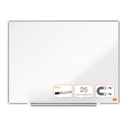 NOBO Impression Pro Whiteboard verglaster Stahl 600 x 450 mm, weiß