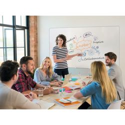 NOBO Impression Pro Whiteboard verglaster Stahl 600 x 450 mm, weiß