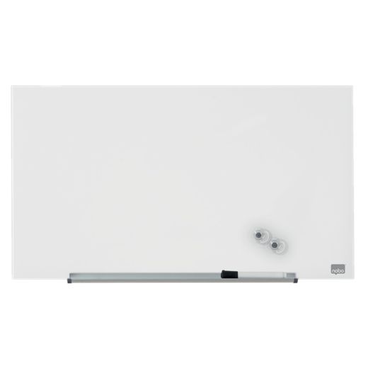 NOBO Impression pro Whiteboard aus Glas 31" (677X381 mm), weiß glänzend