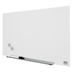 NOBO Impression pro Whiteboard aus Glas 31" (677X381 mm), weiß glänzend