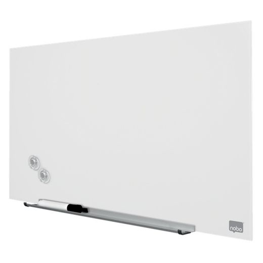 NOBO Impression pro Whiteboard aus Glas 31" (677X381 mm), weiß glänzend