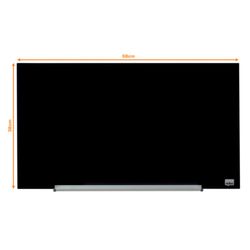 NOBO Impression pro Glas-Whiteboard 31" (677X381 mm), schwarz
