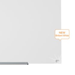 NOBO Impression pro lavagna bianca in vetro 45" (993X559 mm), bianco lucido