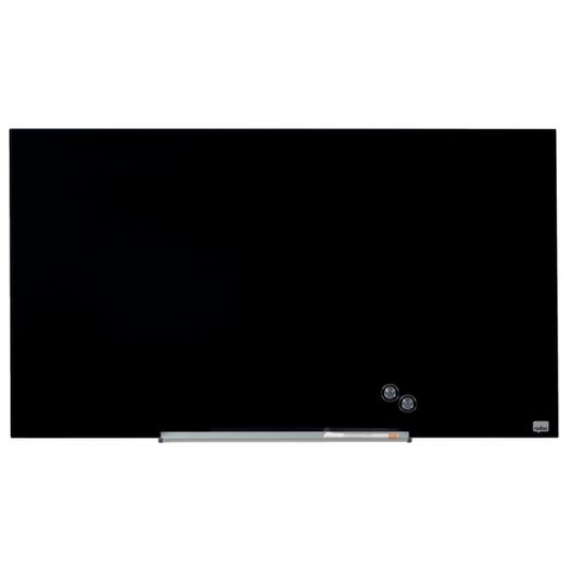 NOBO Impression pro lavagna bianca in vetro 45" (993X559 mm), nera