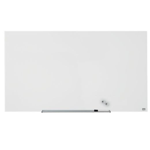 Quadro branco de vidro NOBO Impression pro 57" (1260X711 mm), branco brilhante