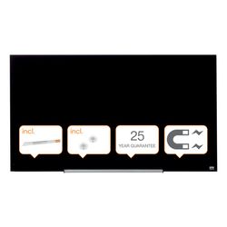Pizarra NOBO Impression pro cristal 57" (1260X711 mm), negro