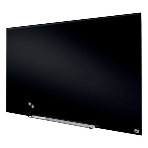 Quadro branco de vidro NOBO Impression pro 57" (1260X711 mm), preto