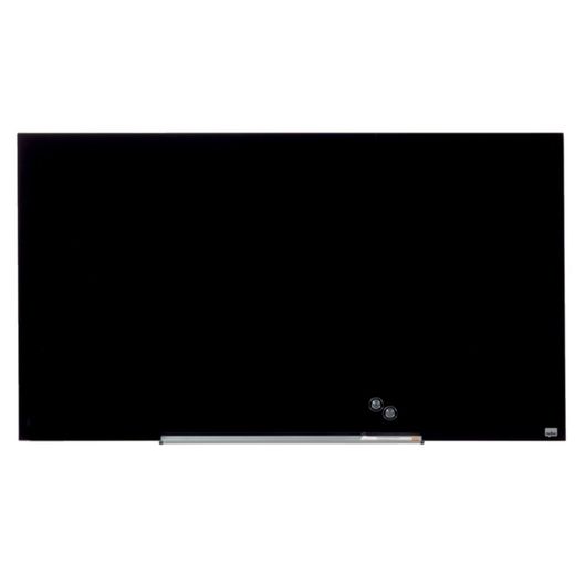 Quadro branco de vidro NOBO Impression pro 57" (1260X711 mm), preto