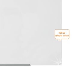 Quadro branco de vidro NOBO Impression pro 85" (1883X1059 mm), branco brilhante