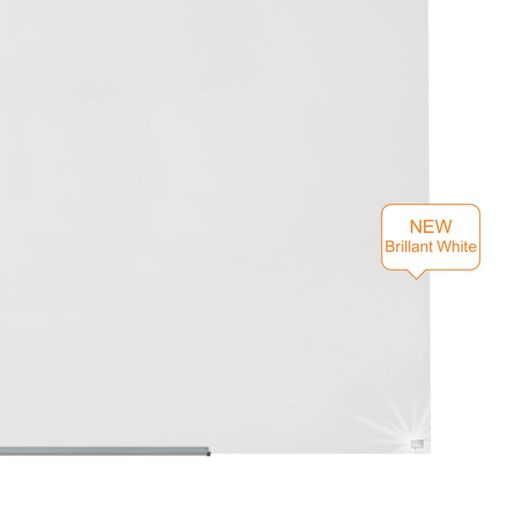 Quadro branco de vidro NOBO Impression pro 85" (1883X1059 mm), branco brilhante