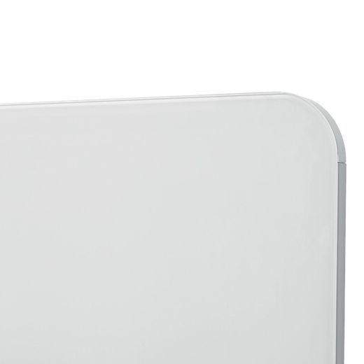 Quadro branco de vidro NOBO Impression Pro bordas arredondadas 45" (993X559 mm), branco brilhante