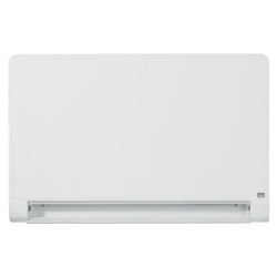 Quadro branco de vidro NOBO Impression Pro bordas arredondadas 45" (993X559 mm), branco brilhante
