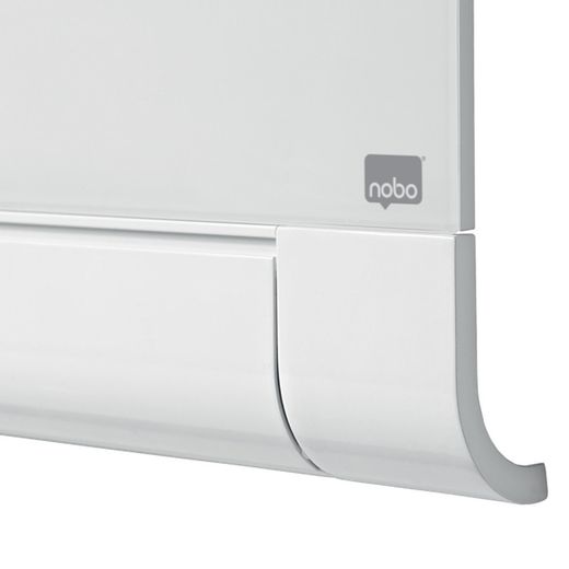Quadro branco de vidro NOBO Impression Pro bordas arredondadas 45" (993X559 mm), branco brilhante