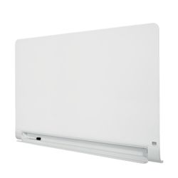 NOBO Impression Pro lavagna in vetro con bordi arrotondati 57" (1264X711 mm), bianco lucido